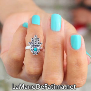 anillo accesorios de la mano de fatima