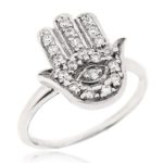 Sovats Anillo Mujer Mano de Hamsa